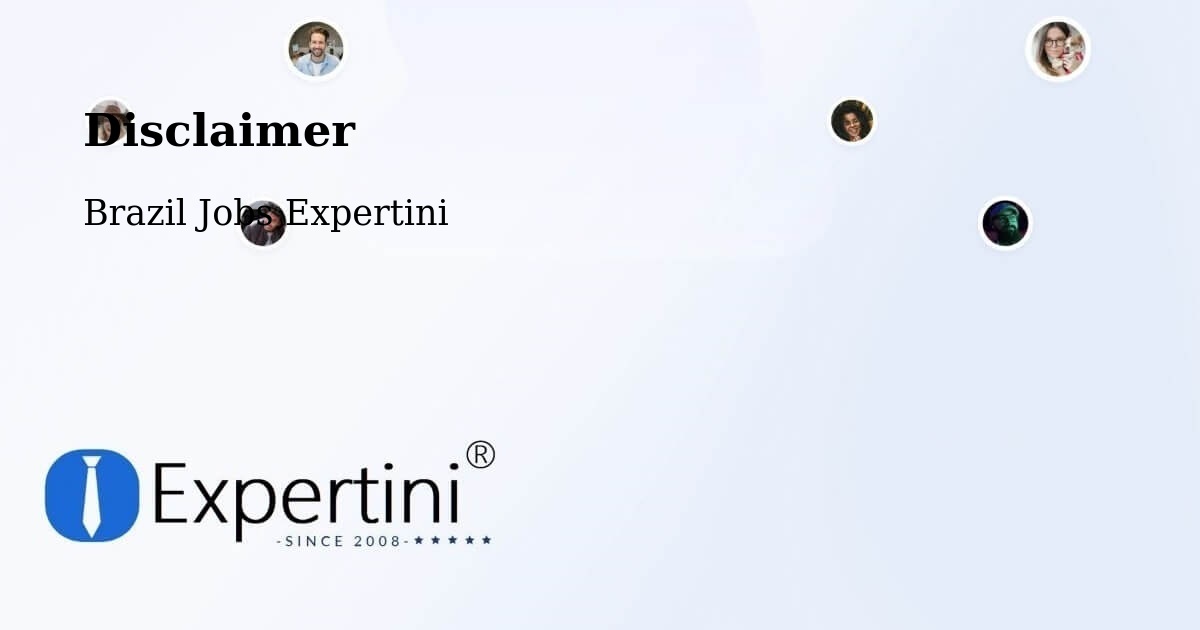 Disclaimer – Agudos Do Sul - Brazil Jobs Expertini