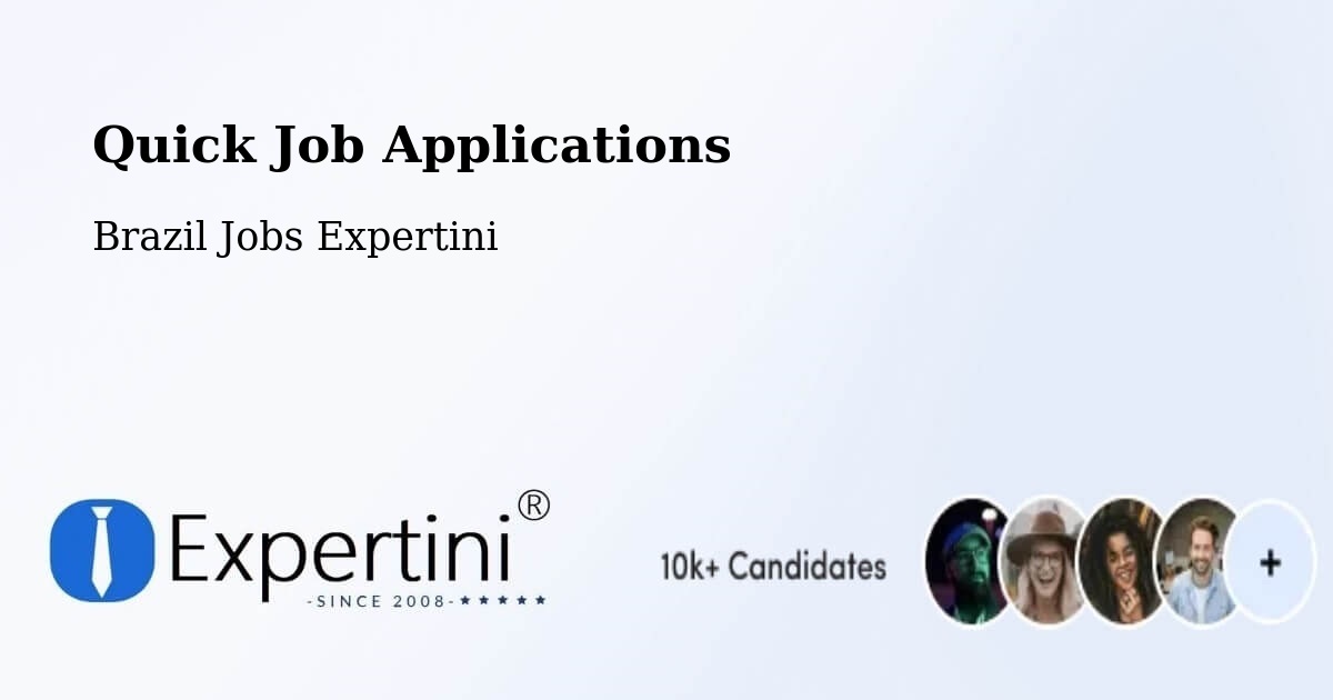 Quick Apply Feature – Agudos Do Sul - Brazil Jobs Expertini